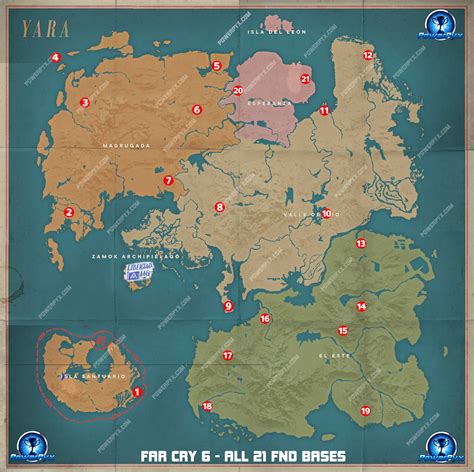 far cry 6 base locations.